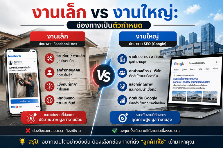 SEO สำหรับผู้รับเหมา,